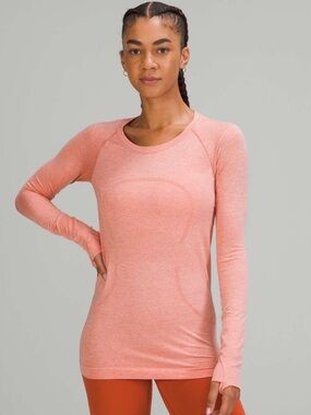 NWOT Lululemon Swiftly Tech Long Sleeve 4 Shirt 2.0 Pink Savannah, Pink Mist